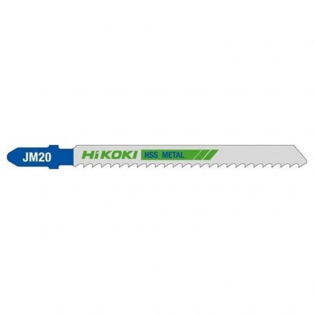 Hikoki  750012 Szúrófűrészlap JM20 FÉM/ALU/MŰANYAG 100/75mm/8tpi /5db