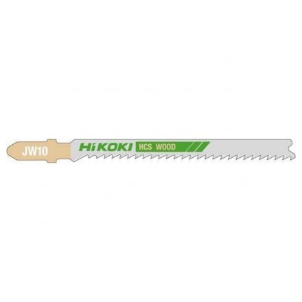 Hikoki  750044 Szúrófűrészlap JW10 FA / MŰANYAG 100,4/75mm/10tpi  /5db