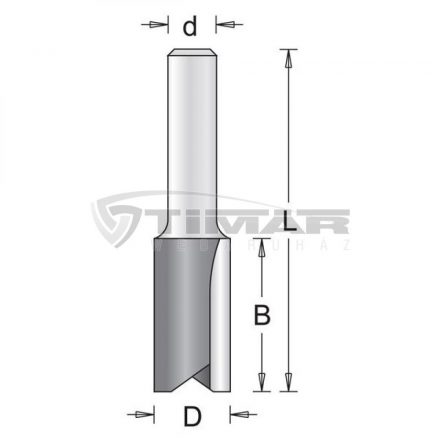 Hikoki  754072 Profilmaró egyenes csap: 8mm, hossz: 19mm, átmérő: 20mm