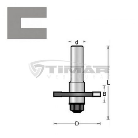 Hikoki  754119 Horonymaró kés befogó: 8mm, átmérő: 40mm,  munkahossz: 4mm