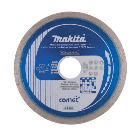 Makita  B-13063 Comet Gyémánt vágótárcsa folyamatos, csempe 80x15mm