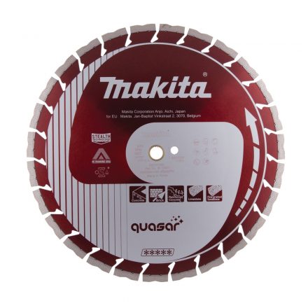 Makita  B-13471 Quasar 3DDG Gyémánt vágótárcsa szegmentált, beton/tégla 400x20/25,4mm