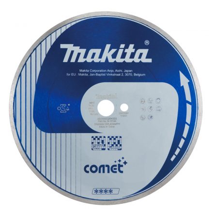 Makita  B-13144 Comet Gyémánt vágótárcsa folyamatos, csempe 300x25,4mm