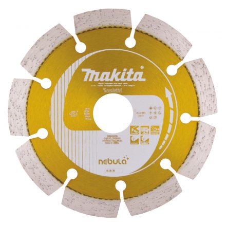 Makita  B-53992 Nebula Gyémánt vágótárcsa szegmentált, beton/vasbeton/tégla 125x22,23mm