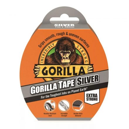 Gorilla  Tape Silver Ragasztószalag SZÜRKE, extra erős 48mm/11m 3044910