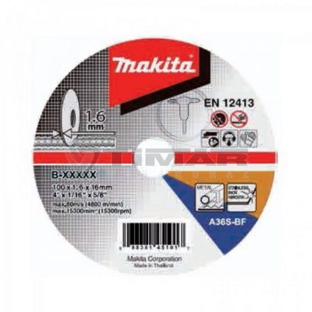 Makita  B-53110 Flexibilis csiszolótárcsa 125x4mm