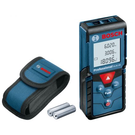 Bosch  GLM40 Lézeres távolságmérő 40m (piros) 0601072900