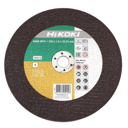 Hikoki  782319 Vágótárcsa 230x1,9x22,23mm INOX