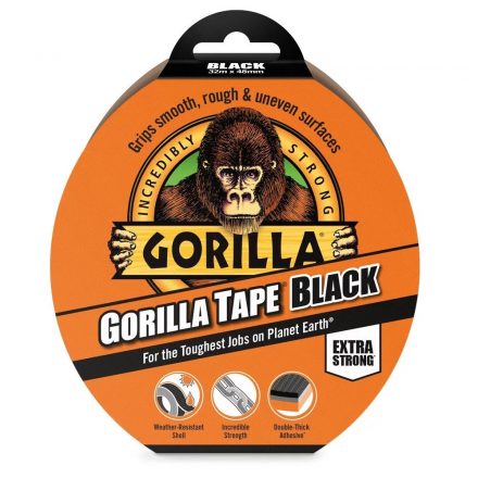 Gorilla  Tape Black Ragasztószalag FEKETE, extra erős 48mm/32m 3044010