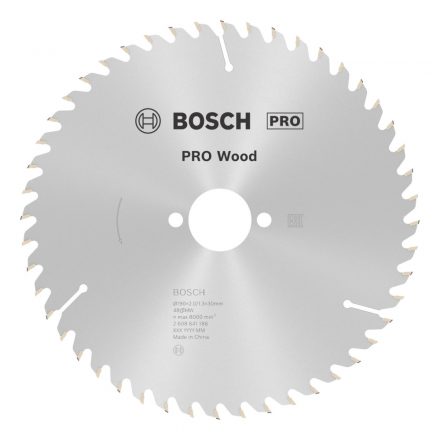 Bosch 2608641186 Körfűrésztárcsa FA 190x30mm/48fog