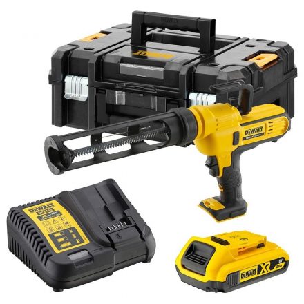 DeWalt  DCE560D1-QW Akkus kinyomópisztoly 18V XR 2,0Ah, koffer