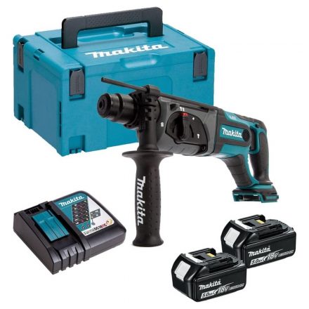 Makita  DHR241RTJ Akkus fúró-vésőkalapács SDS-Plus 18V LXT 5,0Ah MAKPAC koffer