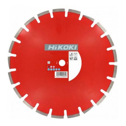 Hikoki  773019 Gyémánttárcsa 300x25,4x10mm Aszfalt