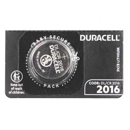 DURACELL Gombelem Lítium CR2016  DGCR2016B5  5000394132108