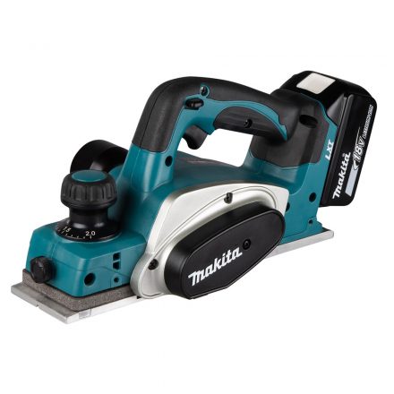 Makita  DKP180RTJ Akkus gyalu 82mm 18V LXT 5,0Ah MAKPAC koffer