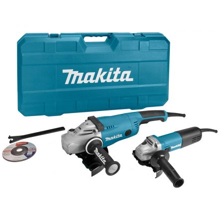 Makita  DK0053G Hálózati sarokcsiszoló szett (GA9020+9558HNR) műanyag koffer