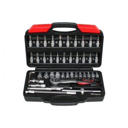 Z-TOOLS Kézi dugókulcs és bitfej készlet 1/4” 46 részes  040106-0350