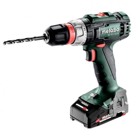 Metabo  BS18L Quick Akkus fúró-csavarbehajtó 18V Li-Power 2x2,0Ah metaBOX145 602320500