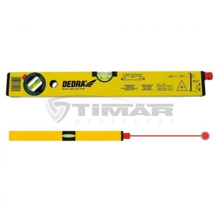 Dedra  MD1004 Lézeres vízmérték 60 cm, 2 libellával