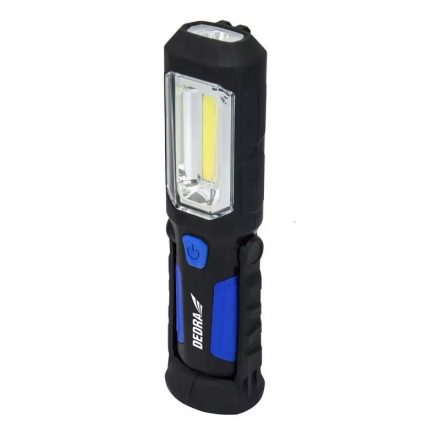 Dedra L1022 LED Zseblámpa USB-ről tölthető, mágneses 3+1W