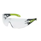 Munkavédelmi Szemüveg UVEX PHEOS 9192225 víztiszta, vegyszerálló, UV-védelem, fekete-lime szár