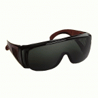 Munkavédelmi Szemüveg VISILUX 60403 füstszürke, széles oldalvédővel, 3-as fényszűrő osztály