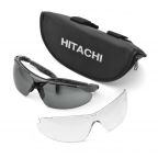 Hikoki (Hitachi) 713505 Munkavédelmi szemüveg szett füstszínű, víztiszta