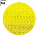 Flex Tépőzáras falcsiszolópapír kerek, sárga, perforált, 225mm, P100 260.235