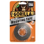Gorilla Heavy Duty Mounting Tape ragasztószalag fekete, kétoldalú 25,4mmx1,52m  3044200