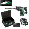 Hitachi DH36DPA Fúró-vésőkalapács MultiVolt 3,4J + 36V / 2,5Ah akku + töltő HITBOX