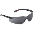 Munkavédelmi Szemüveg PHI 6PHI3 füstszínű, karcmentes, UV védelem, piros szárvég