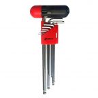 Z-tools  Imbuszkulcs készlet gömbvégű hosszú markolat 9 részes SW1,5-10mm 040208-0030