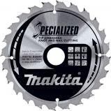 Makita B-09357 Körfűrésztárcsa (szög, csomósfa) 190x30mm Z16