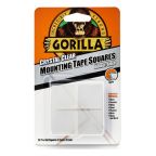 Gorilla Heavy Duty Mounting Tape Squares kristálytiszta ragasztó 2,5cm-es négyzetek 3044111