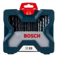 Bosch Fúró-, csavarozókészlet X-line 33 részes 2607017398