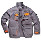 Munkavédelmi Kabát Texo Contrast szürke-narancs M-es PW-TX10GRR