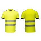 Munkavédelmi Láthatósági póló T181 sárga XL-es PW-T181YBRXL