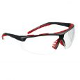 Munkavédelmi szemüveg STREAMLUX 62590 víztiszta, UV védelem, fekete-piros keret/szár