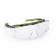 Munkavédelmi  Szemüveg OVERLUX víztiszta, szürke-lime keret,oldalvédő 6OVEC00NSI