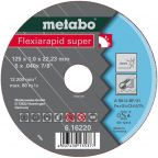 Metabo 616220000 Flexiarapid Super Vágókorong  Inox 125x22,23mm ACÉL