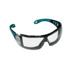 Dedra DED7100 SAS+ALL Munkavédelmi szemüveg víztiszta fekete keret kék szár