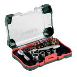 Metabo 626701000 Bit-, és racsnis készlet 26 részes