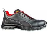 Munkavédelmi Cipő Puma, PUM-640521, Condor, Black Low, Bőr, Fekete, 43