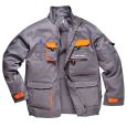 Munkavédelmi Kabát PW-TX10GRR-3XL Texo Contrast, Szürke-narancs, 3XL
