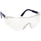 Munkavédelmi Szemüveg SABLUX 60350 víztiszta, karcmentes, kék szár